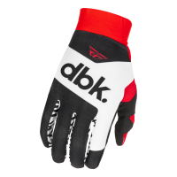 FLY RACING Pro Lite DBK Handschuhe - Schwarz/Weiß/Rot