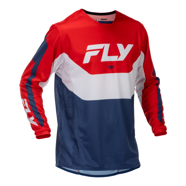 FLY RACING Kinetic Jersey - Rot/Weiß/Blau