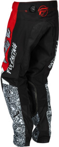 FLY RACING Kinetic Mutant Jugendhose - Rot/Weiß/Schwarz