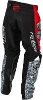 FLY RACING Kinetic Mutant Jugendhose - Rot/Weiß/Schwarz