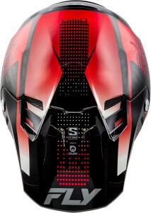 FLY RACING Formula S Carbon Protocol Helm - Schwarz Carbon/Rot