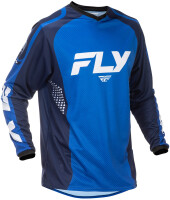 FLY RACING F-16 Jersey - Blau/Dunkelblau/Weiß