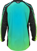 FLY RACING F-16 Jersey - Aqua/Schwarz/Weiß