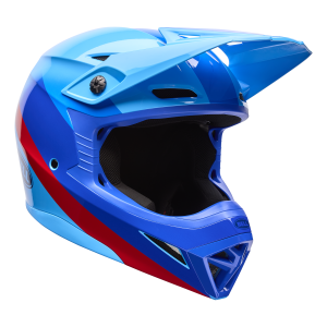BELL MX-10 Mips Helm - Aviator Blau/Rot