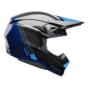 BELL Moto-10 Spherical Helm - Strike Blue