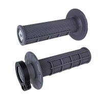 ODI Emig V2 Lock-on Griffe, Half-Waffle Grau