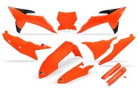 UFO Kunstoff-Kit mit Gabelschützer KTM SX/SXF 25-  Neon Orange