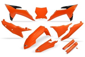 UFO Kunstoff-Kit mit Gabelschützer KTM SX/SXF 25-...