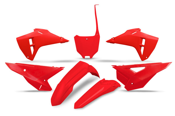 UFO Kunststoff-Kit ohne Gabelschützer Honda CRF250/450 25- Rot
