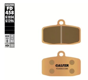 GALFER Bremsbelag "FD458"  85SX/TC85 12-20 vorne