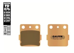 GALFER Bremsbelag "FD076" CRF150 07- vorne/...