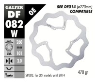GALFER Bremsscheibe Vorne Honda CRF250/450 DF082W