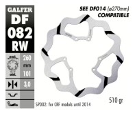 GALFER Bremsscheibe "DF08RW"  Honda CRF250/450 2018-