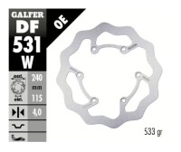 GALFER Bremsscheibe "DF531W" YZ/YZF hinten