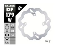 GALFER Bremsscheibe "DF179W" KX250F 2021- hinten