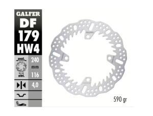 GALFER Bremsscheibe "DF179HW" KX250F/KX450F...