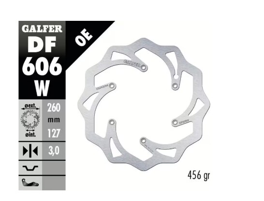 GALFER Bremsscheibe "DF606W" GasGas/KTM/Husqvarna vorne