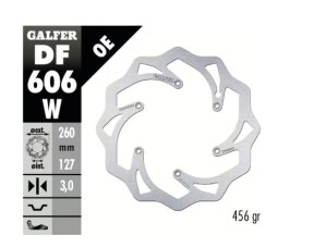 GALFER Bremsscheibe "DF606W"...