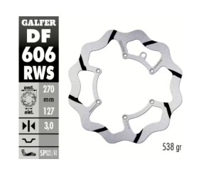 GALFER Bremsscheibe "DF606RWS"...