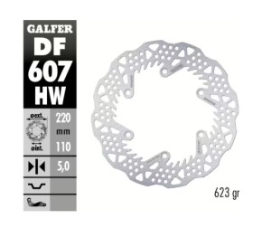 GALFER Bremsscheibe "DF607HW"...
