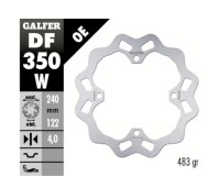 GALFER Bremsscheibe "DF350W" RMZ250/450 18- hinten