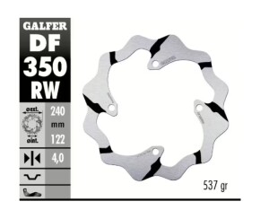 GALFER Bremsscheibe "DF350RW" RMZ250/450 18-...