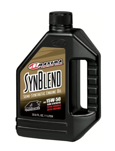 MAXIMA RACING OILS Motoröl "Syn Blend Ester 4T" 15W-50, 1 Liter