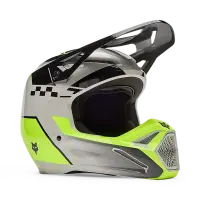 Fox Helm V1 Collect Grau/Gelb