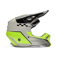 Fox Helm V1 Collect Grau/Gelb