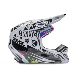 Fox V1 Image Cosmo Helm Weiß/Schwarz