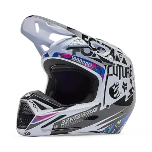 Fox V1 Image Cosmo Helm Weiß/Schwarz