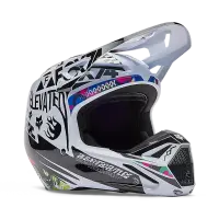 Fox V1 Image Cosmo Helm Weiß/Schwarz