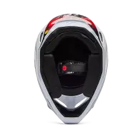 Fox V1 Kairos Helm Weiß/Rot