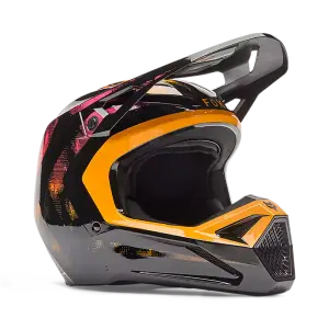Fox V1 Kairos Helm Orange/Schwarz