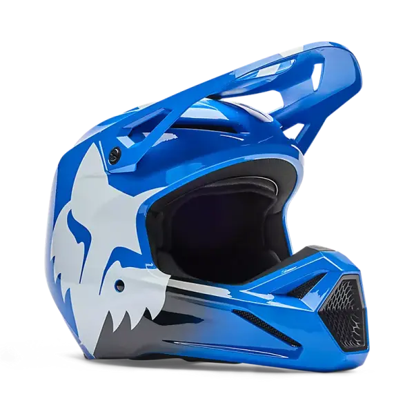 Fox V1 Shield Helm Blau