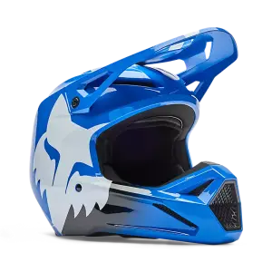 Fox V1 Shield Helm Blau