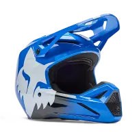 Fox V1 Shield Helm Blau