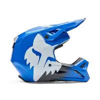 Fox V1 Shield Helm Blau
