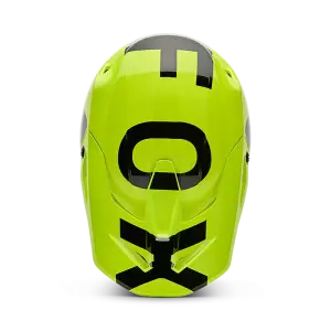 Fox V1 Shield Helm Flo Yellow