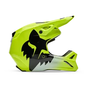Fox V1 Shield Helm Flo Yellow