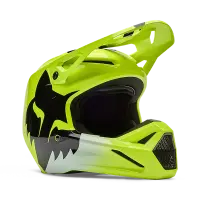 Fox V1 Shield Helm Flo Yellow