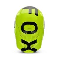 Fox V1 Shield Helm Flo Yellow