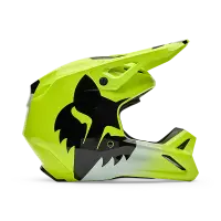 Fox V1 Shield Helm Flo Yellow