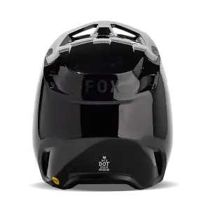Fox V1 Solid Helm Schwarz