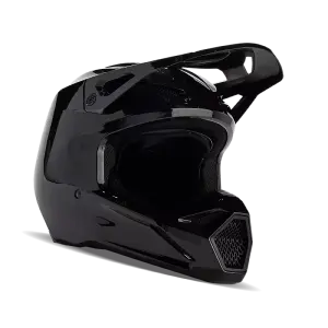 Fox V1 Solid Helm Schwarz