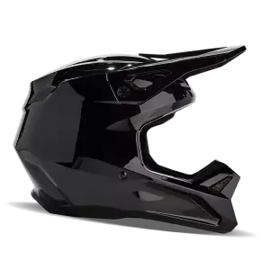 Fox V1 Solid Helm Schwarz