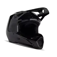Fox V1 Solid Helm Schwarz