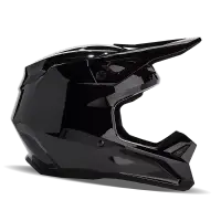 Fox V1 Solid Helm Schwarz