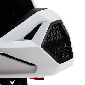 Fox V1 Solid Helm Matt Weiß