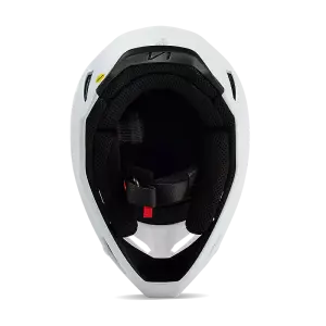 Fox V1 Solid Helm Matt Weiß